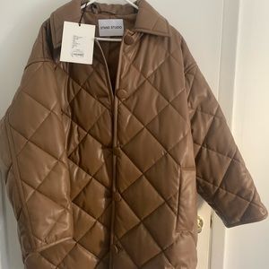 Never worn Stand Studio puff coat